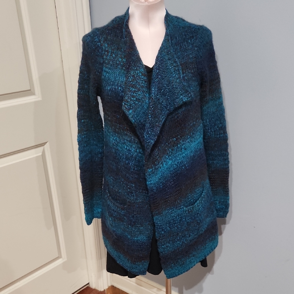 Lucky Beand Cozy Blue Knit‎ Cardigan